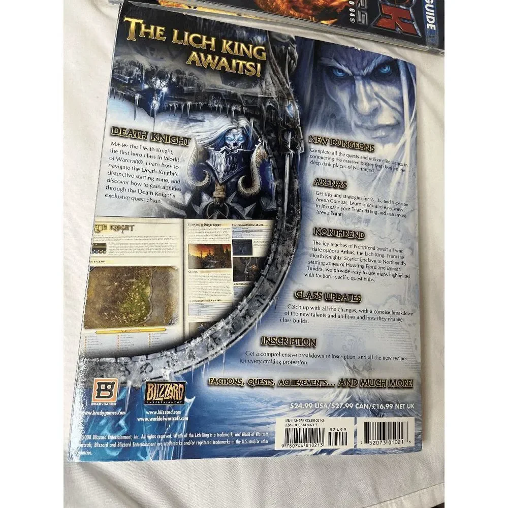 WORLD OF WARCRAFT Wrath of the Lich King Strategy Guide Brady‎ Games 2008